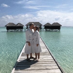 Spa day for Steve and Natalie