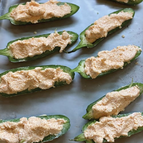Cheese stuffed jalapenos