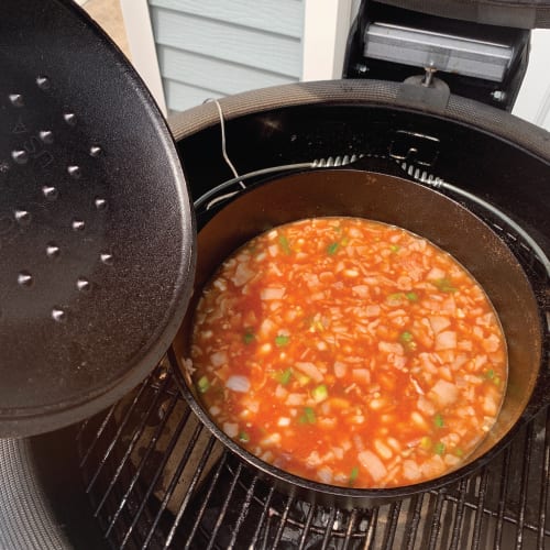 Starting the cooking