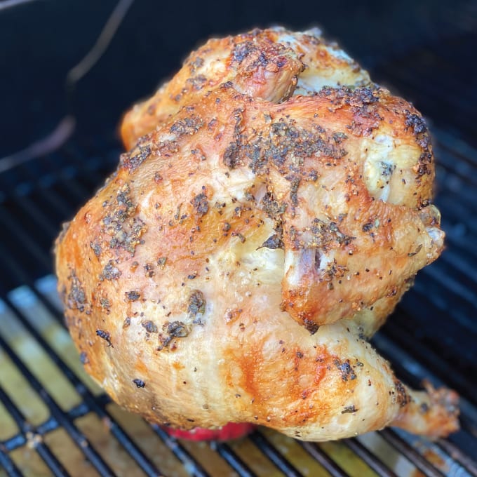Finished Beer Can Chicken