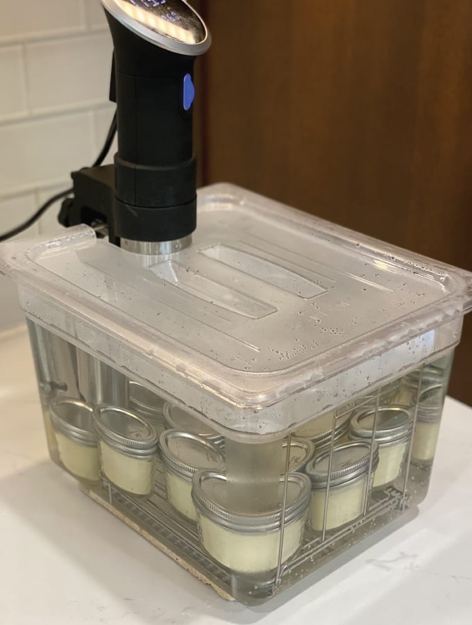 Cheesecake in the Sous Vide